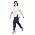 thumbnail image 2 of Blusa asimetrica Roman Fashion Tallas Extras 014 Blanco 40, 2 of 5