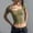 Army Green womens top dressy casual, variant on Wycnly Womens Tops Dressy Casual Party Club Sexy Slim Fit Button up Going out Cropped Tees Shirts Summer Short Sleeve Crewneck Tops Solid Blouse Dark Gray s
