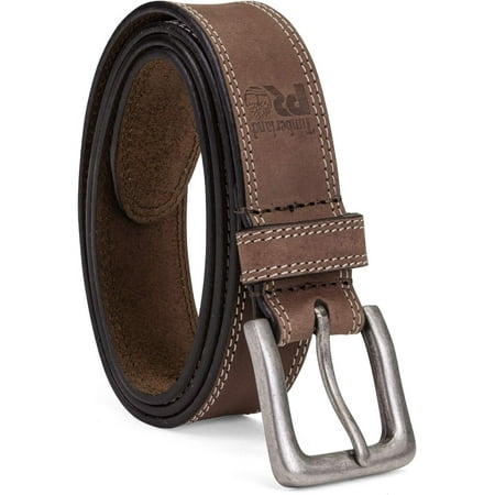 Timberland PRO Mens 38mm Boot Leather Belt, Brown, size 38