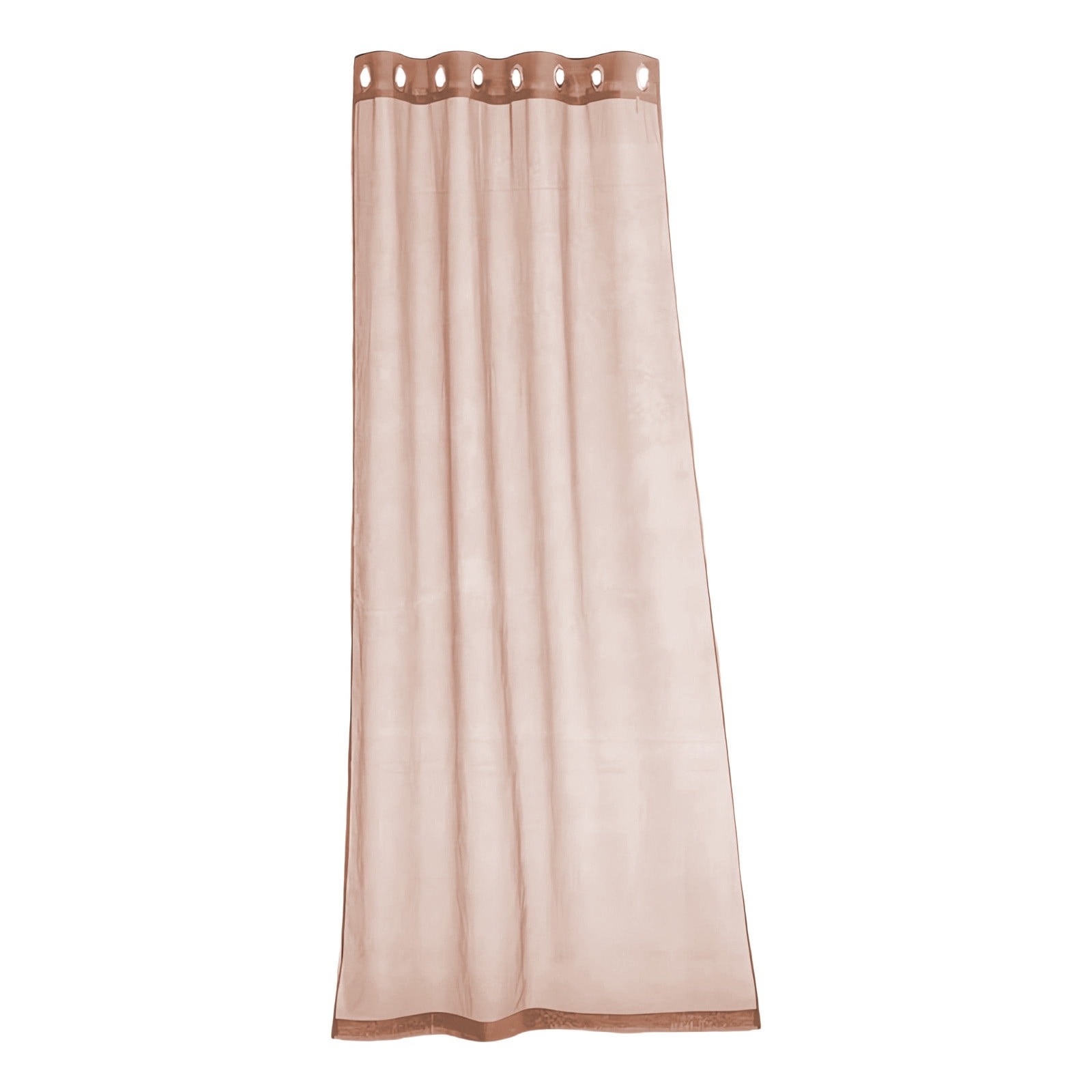 Bxaolu Waterproof Outdoor Curtains for Patio, Light Filtering Opacity Weatherproof Grommet Outside Curtains for Porch, Pergola, Cabana, 1 Panel, 52W x 84L inch, Khaki