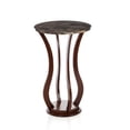 thumbnail image 2 of Coaster Company Traditional Floral Footstool, Brown Red, 2 of 4