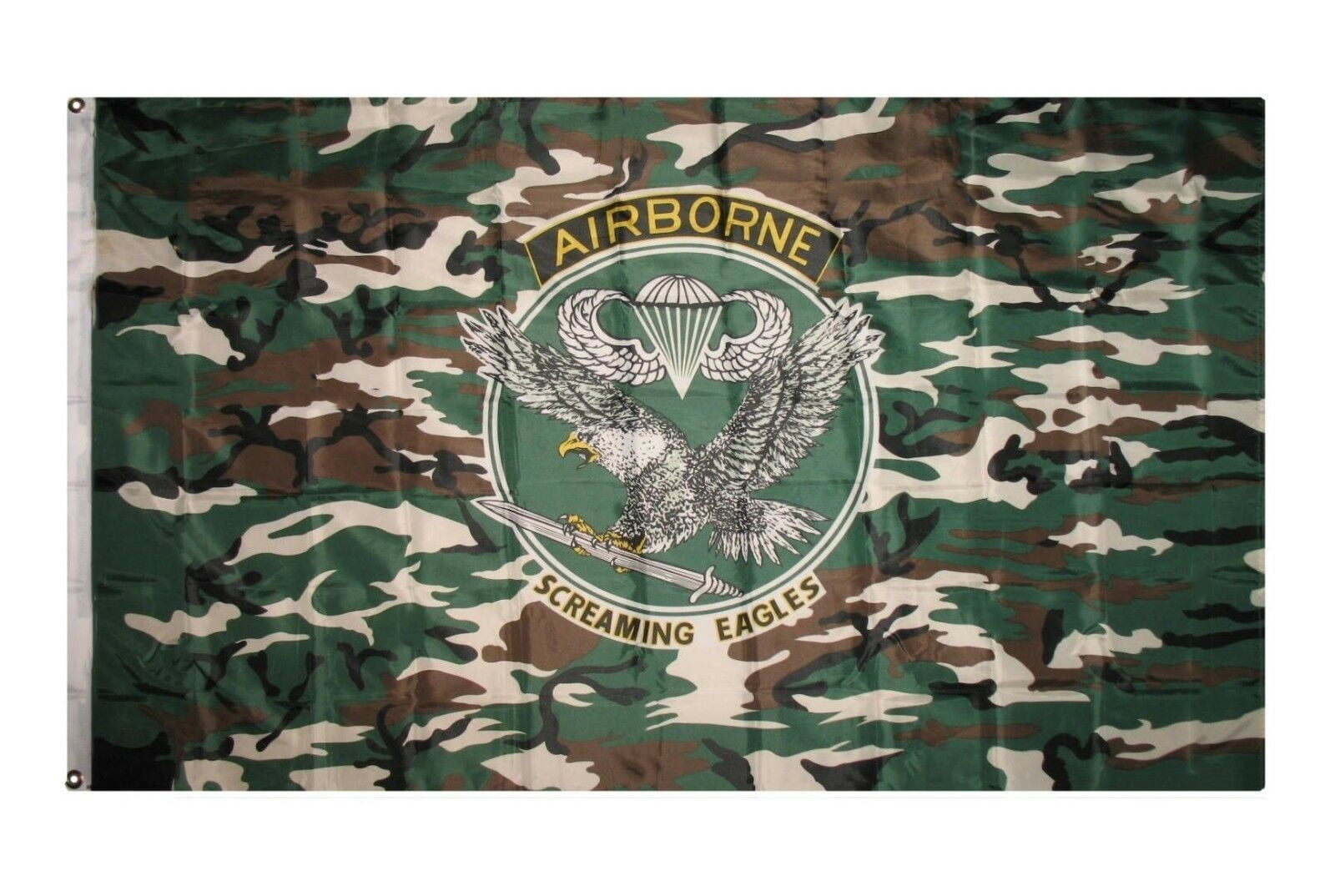 3x5 US Army Airborne Camouflage Camo Screaming Eagles Poly Flag 3'x5' Banner 
