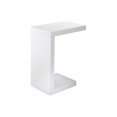 thumbnail image 5 of HomeRoots 332845 24 in. White Particle Board & MDF Accent Table with a Hollow Core, 5 of 5