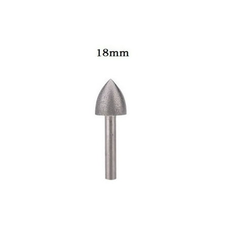 

RANMEI 1PC 6mm shank Diamond triangle Burr Drill Bit Set For Carving Engraving 12-25mm