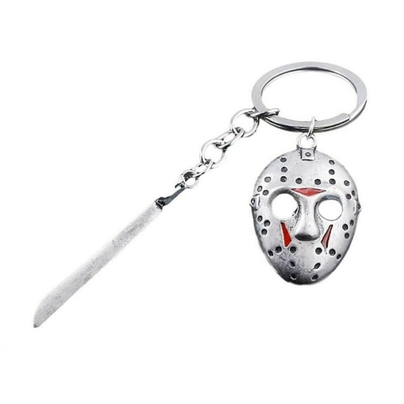 Jason Mask Metal Keychain Keyring