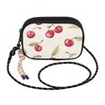 thumbnail image 2 of FORMRS Mini Crossbody Bag for Women Adjustable Rope Shoulder Casual Phone Purse, Red Cherry, 2 of 7