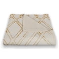 thumbnail image 3 of Creative Products White and Gold Diamond 50 x 60 Coral Fleece Blanket, 3 of 3
