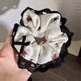 thumbnail image 3 of FENOHREFE Princess Scrunchies Multi Layer Hair Tie Lacework Hair Rings Enchanting Multi Layer Hair Tie Hair Rope for Girl, 3 of 8
