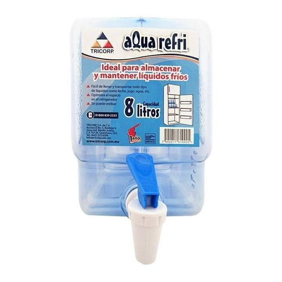 Contenedor de Líquidos Tricorp Aqua Refri 8 Litros