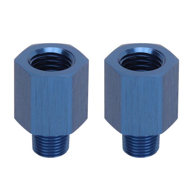 Adaptador De Instalación De Tuberías De 1 Par, Sellado De Rosca Macho NPT De 1/8 A Prueba De Herrumbre A Conector De Instalación De Manguera De Rosca Hembra M10 Para Sistema De Refrigeración De Automó