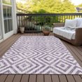 thumbnail image 6 of Addison Rugs Chantille Indoor/Outdoor Transitional Geometric Purple Washable Rectangle Rug, 3' x 5', 6 of 6