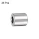 thumbnail image 3 of Paquete de 2 espaciadores de acero inoxidable con orificio de 3/8" x diámetro exterior de 3/4" x longitud de 1" acabado liso espaciador redondo de metal para tornillos, pernos y varillas M10, 3 of 6