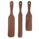 thumbnail image 1 of Set of 3 wooden spatulas with wide non-slip head made of teak for steak, pizza, milk, salad, 1 of 4