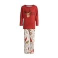 thumbnail image 1 of Kmbangi Family Matching Christmas Pajamas Cartoon Tops with Pants/Jumpsuit, 1 of 9