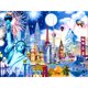 thumbnail image 1 of Taladro Pintura Diamante (DE8486) 5D DIY Cuadrado Completo Punto de Cruz Mosaico (Scenery02) 45x60cm FLhrweasw Nuevo, 1 of 1