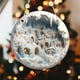 thumbnail image 5 of Round Acrylic Christmas Decorations Reindeer Hanging Sign Festive Wall Decorations, 5 of 5