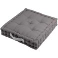 thumbnail image 1 of Square Dutch Velvet Cushion Fashion Style with Handle Home Thickened Cushion Simple Tatami Bay Window Cushion Gray, 1 of 1