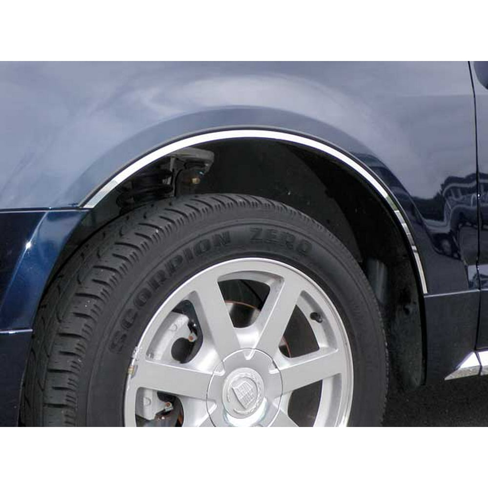 Stainless Steel Wheel Well Trim 4Pc Fits 20042009 Cadillac SRX WQ44260