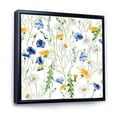thumbnail image 2 of Designart Fleurs sauvages Camomille et Clover Bell II ART MURAL À CADRE FLOTTÉ, 2 of 4