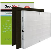 GOODVAC Replacement for Electrolux EL500 EL500AZ HEPA Air Cleaner Filter w/ Carbon Pre-Filters
