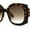 Tortoise / Brown, variant on Womens Thick Temple Plastic Square Mod Butterfly Sunglasses Pink Brown