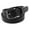 Black, variant on Lee Burnished Edge and Crossed Loop Casual Belt (Women)