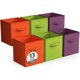 thumbnail image 1 of Cubos de almacenamiento Sorbus – Contenedores de almacenamiento plegables de 11 pulgadas con asa para organizadores y almacenamiento de armario de sala de juegos de guardería – Cesta de 6 estantes de, 1 of 1