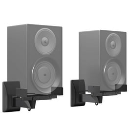Tilt Turn Small Surround Sound Speaker Mount, White Pack of