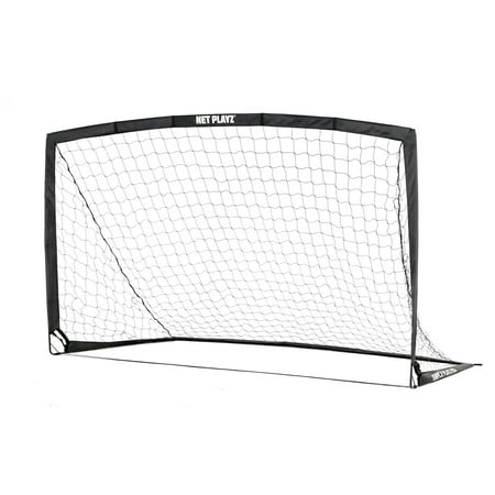 Net Playz Portable Training Soccer Goal ( Sets up in 5 minutes) - Includes Carry Bag and 4 (Best Indoor Soccer Goals)