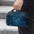 thumbnail image 2 of Constellation Digital Bag with Oxford Cloth Material, Waterproof Travel Case for Cell Phone Charger Cord and Electronics, Charger Pouch and Cord Travel Organizer, 5.9x9.44x3.14 Inches, 2 of 6