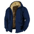 thumbnail image 1 of Veste pour Hommes Manteau Chaud à Capuche Doux Confortable Léger Sports d'Hiver Tendance Mode, 1 of 2