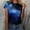 Coffee, variant on Women's T-Shirt Starry Sky Graphic Printed Tees Crewneck Short Sleeve Summer Tops Casual Loose Blouse Tunic Tops