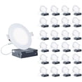 thumbnail image 2 of INFIBRITE 4 Inch 5000K Daylight 9W 750LM Thin LED Ceiling Light Kit, Dimmable, Wet Rated (24 Pack), 2 of 4