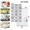 thumbnail image 6 of Yayeee 100% Cotton Hand Towels for Bathroom 16" x 28" Kitchen Towel, Navy Blossom Mosaic, 6 of 7
