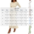 thumbnail image 3 of TFEOQRY Womens Maxi Dress Crew Neck Long Sleeve Ruched Bodycon Slim Flowy Hem Formal Party Long Dresses, 3 of 9