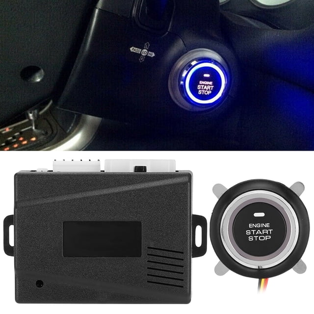 Sistema de seguridad con alarma para automóvil, botón de parada de motor universal de 24 V, interruptor de parada de motor, interruptor de arranque y parada de motor, durabilidad mejorada