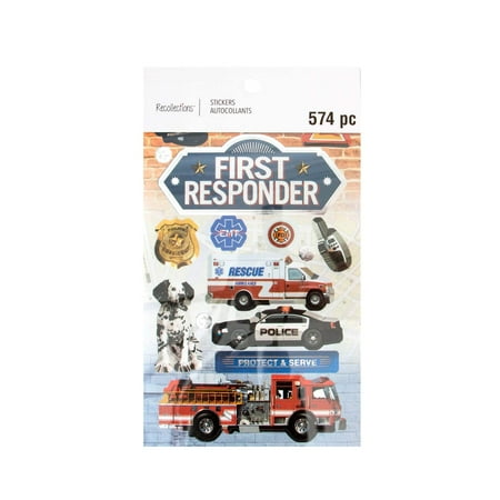 UPC: 0195158481525 | First Responder Stickers by Recollections™