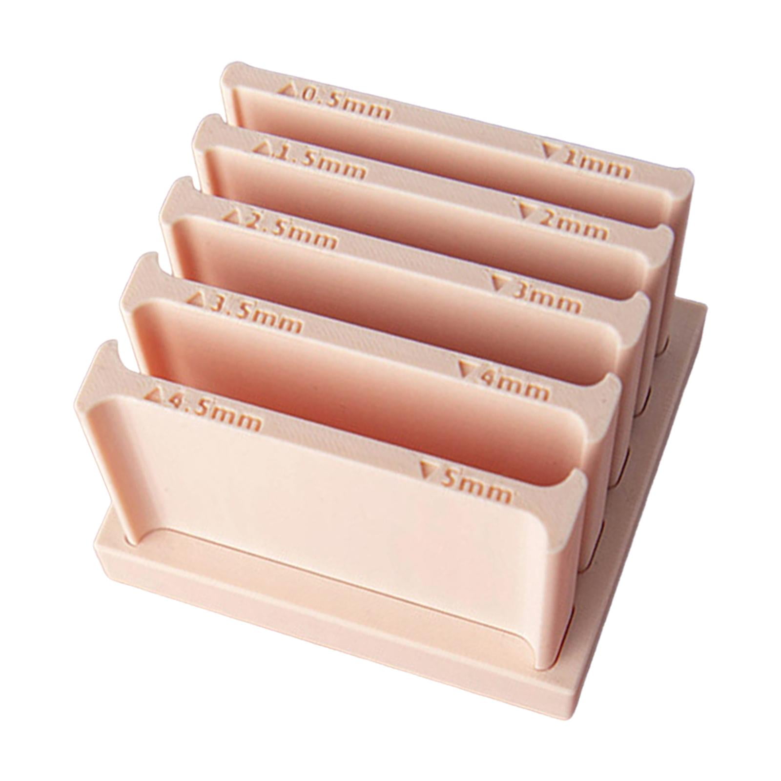 Polymer Clay Strip Extruder Tool Double Sided with 5 Dies for DIY Crafting and Ceramics