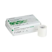 McKesson Paper Surgical Tape, Non-Sterile Medical Tape, 2 in x 10 yd, 6 Ct