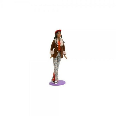 Barbie Fashion Fever - Kayla Doll with Brown Suede Jacket