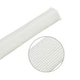 thumbnail image 3 of Uxcell 3.3Ft-20mm Alta TEMP Funda de Fibra de Vidrio Aislante Protectores de Cable Blanco, 3 of 5