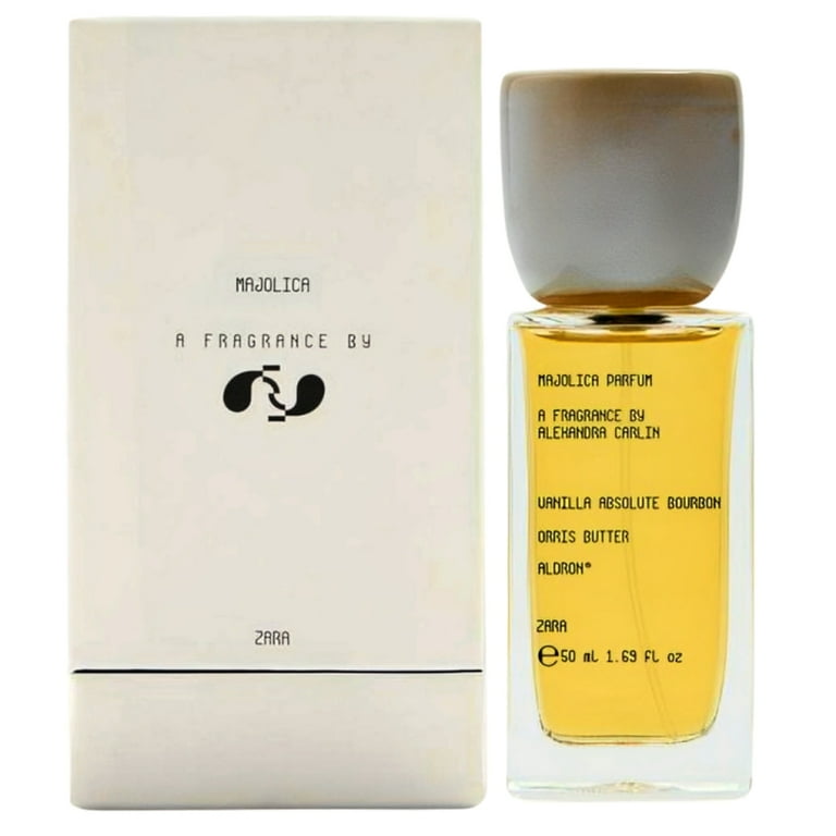 Zara Majolica Fragrance Perfume for Men Ginger Almond Floral Scent