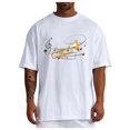 thumbnail image 1 of Xdzjlr T-Shirts pour Hommes Usage Quotidien Col Rond Imprimé Instrument Unique Décontracté Polyvalent Toutes Saisons Haut Respirant Chemises Décontractées pour Hommes, TTTG, 1 of 5