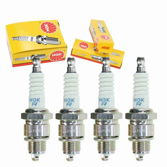 4 pc NGK Standard Spark Plugs compatible with Porsche 912 1.6L H4 1965-1969