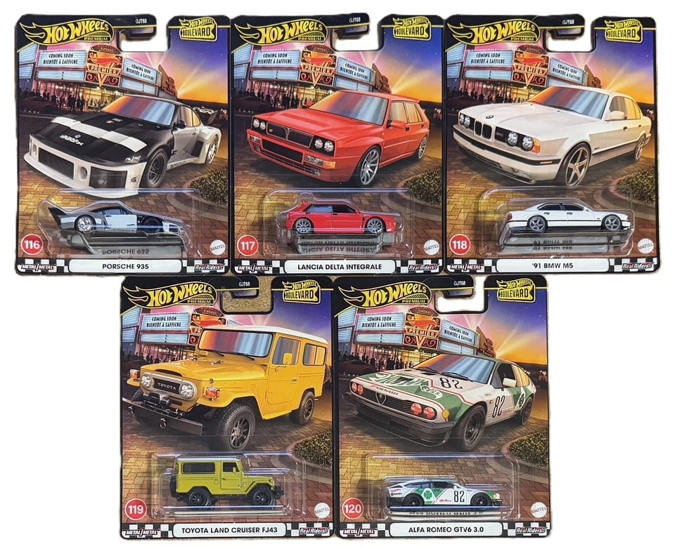 Hot Wheels Boulevard R Cases Play Vehicles, 5 Set - Walmart.com
