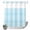 Blue, Cyan, White, variant on No Hook Shower Curtain, Buffalo Plaid Shower Curtains for Bathroom with See Through Top Window, Amber Orange Farmhouse Gingham Striped Waterproof & Washable Bath Curtain 60"x72"