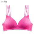 thumbnail image 1 of Sujetador de mujer Hollow Sexy Bralette Ropa interior inalámbrica transpirable, Rojo, 34 / 75AB Sweethay AP001128-06, 1 of 7