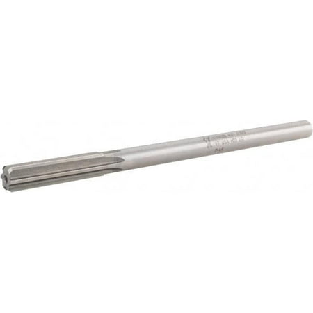 

Made in USA 1/2 Diam 6-Flute Straight Shank Straight Flute High Speed Steel Chucking Reamer