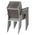 thumbnail image 3 of Pangea Home David 7 Pièces Moderne Cadre en Aluminium Salle à Manger Set in Gray, 3 of 18