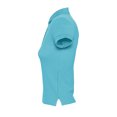 thumbnail image 5 of SOLS- Polo de manga corta de algodón piqué para mujer (Azul Atoll), 5 of 5
